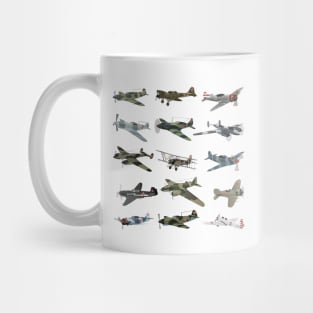 Various Soviet WW2 Airplanes Mug